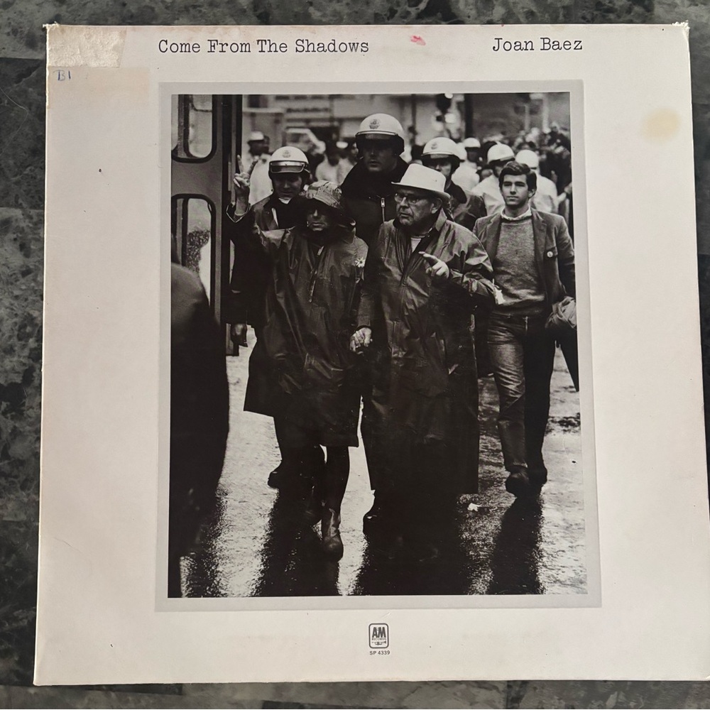 Joan Baez 'Come From The Shadows' Vinyl Record